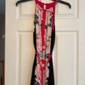 White House Black Market reversible halter dress